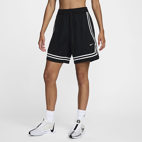 Donna Nero Basketball Pantaloncini. Nike IT